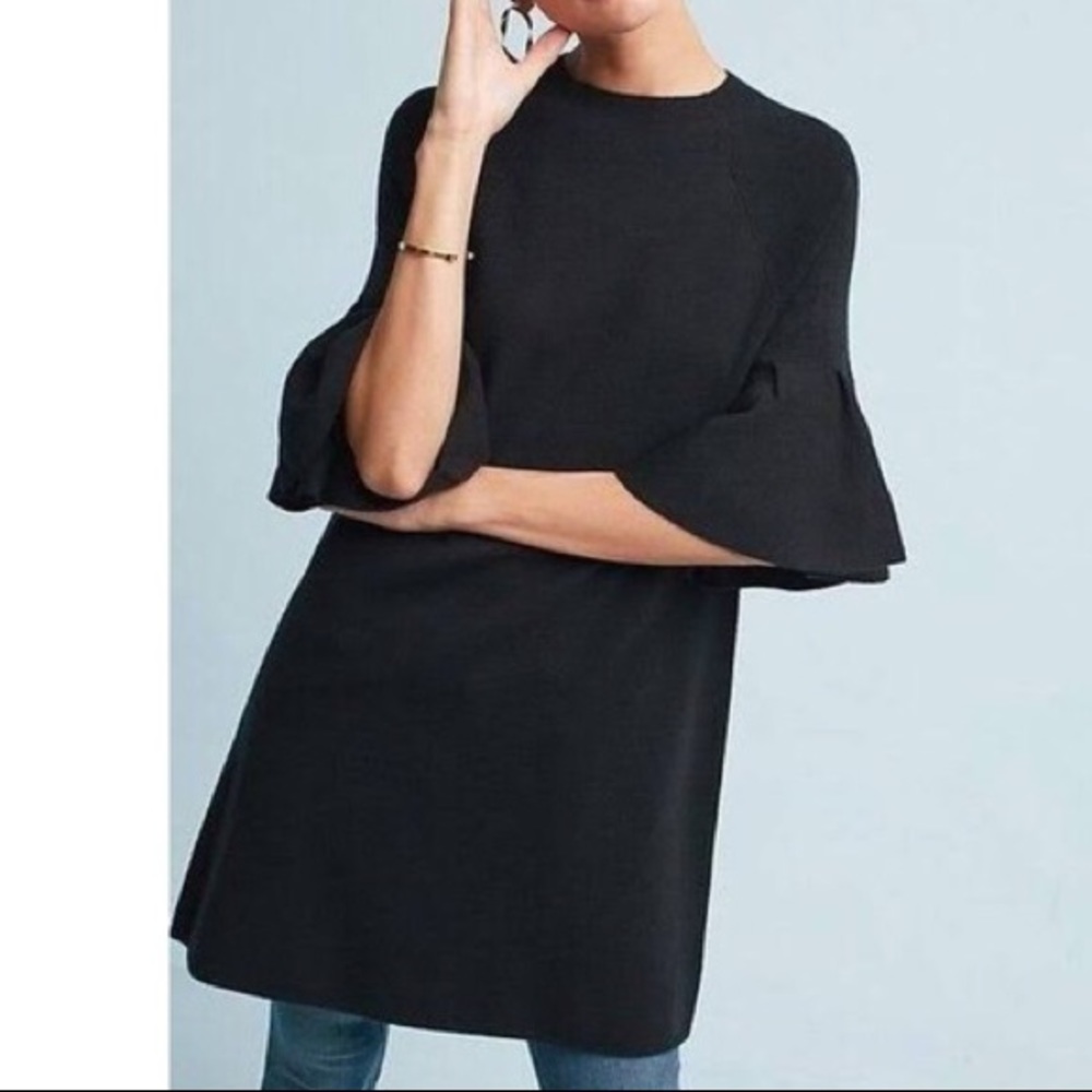 NWOT black Anthropologie dress
